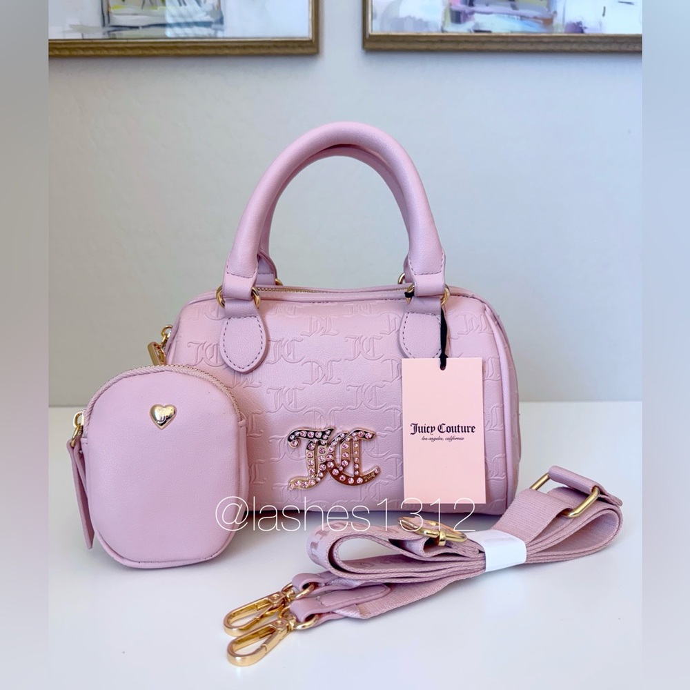 JUICY COUTURE Bag All About That Bling Satchel - Pink